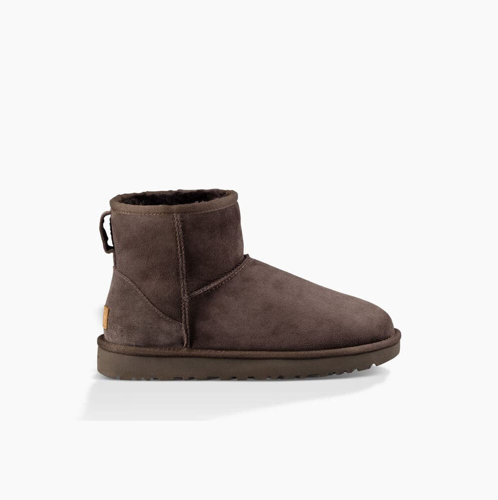 UGG Classic Mini II Chocolate Boots for Women (ROFT12958)